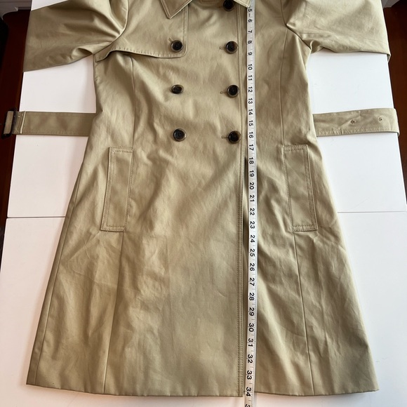 J. Crew Collection Icon Trench Coat, khaki, size 2 - Picture 9 of 13